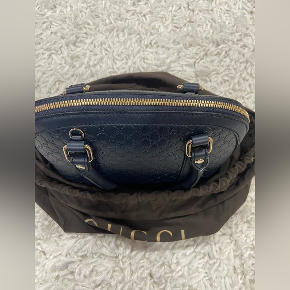 New Gucci Mini Microguccissima Dome Handbag - Picture 11 of 12